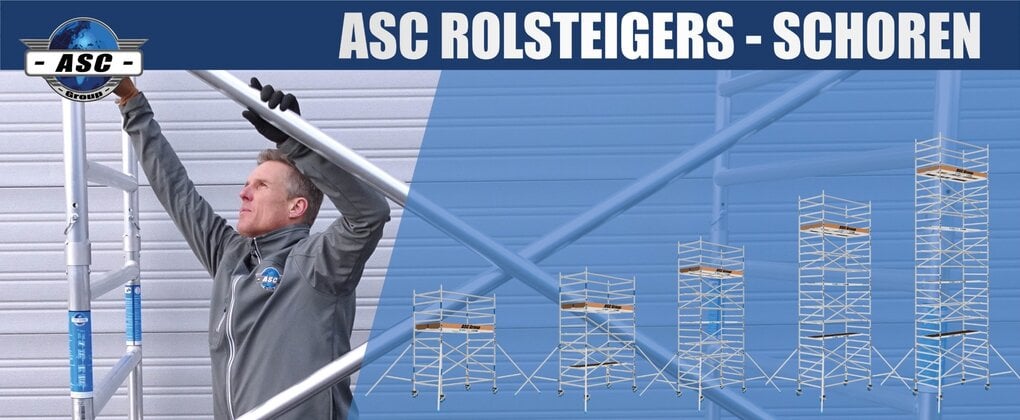 Discover the excellence of the ASC rolling scaffold, designed for professional use.