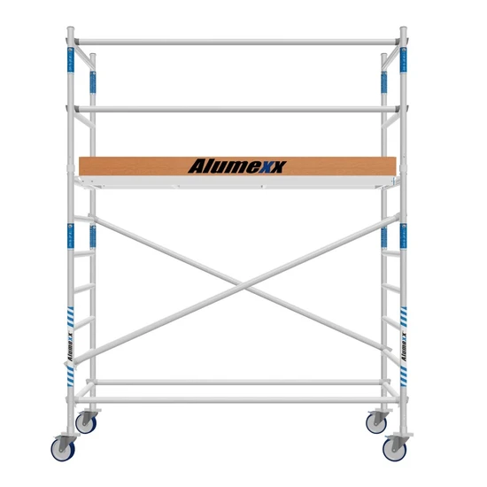 Alumexx Échafaudage mobile Alumexx Basic 90x190 hauteur de travail 4,2 m