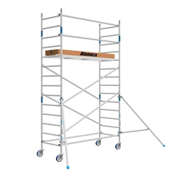 Échafaudage mobile Alumexx Basic 90x190 hauteur de travail 5,2 m