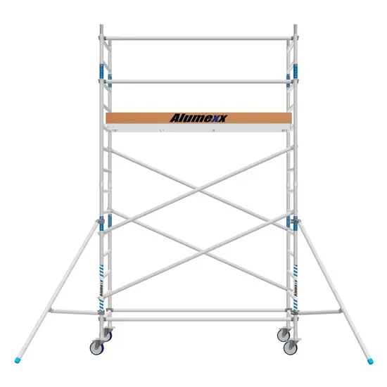 Alumexx Échafaudage mobile Alumexx Basic 90x190 hauteur de travail 5,2 m