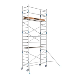 Échafaudage mobile Alumexx Basic 90x190 hauteur de travail 7,2 m