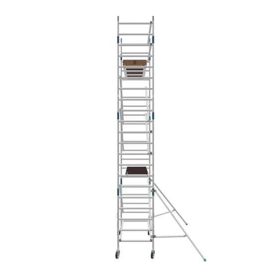 Alumexx Échafaudage mobile Alumexx Basic 90x190 hauteur de travail 7,2 m