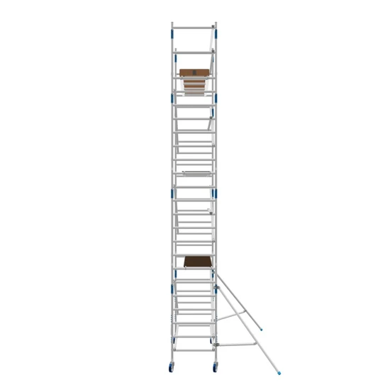 Alumexx Échafaudage mobile Alumexx Basic 90x190 hauteur de travail 8,2 m