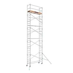 Échafaudage mobile Alumexx Basic 90x190 hauteur de travail 10,2 m