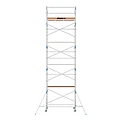 Alumexx Échafaudage mobile Alumexx Basic 90x190 hauteur de travail 10,2 m