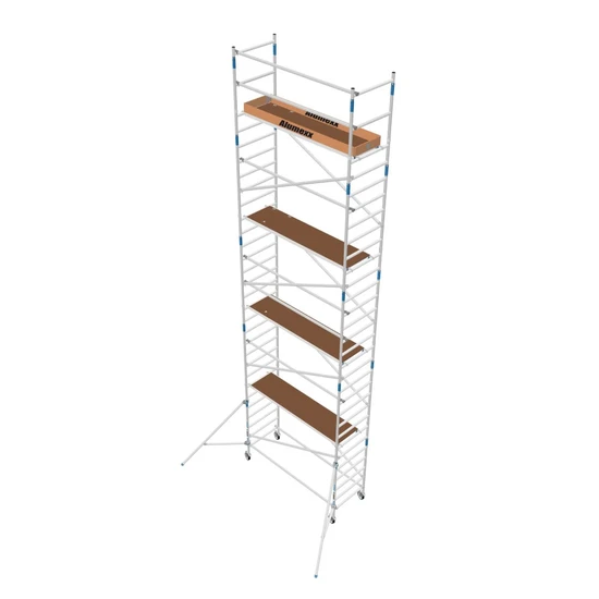 Alumexx Échafaudage mobile Alumexx Basic 90x190 hauteur de travail 10,2 m