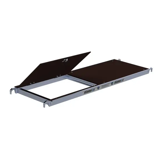 Alumexx Échafaudage mobile Alumexx Basic 90x190 hauteur de travail 10,2 m