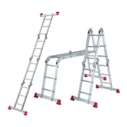 Multi purpose ladder with 2 stabilization beams