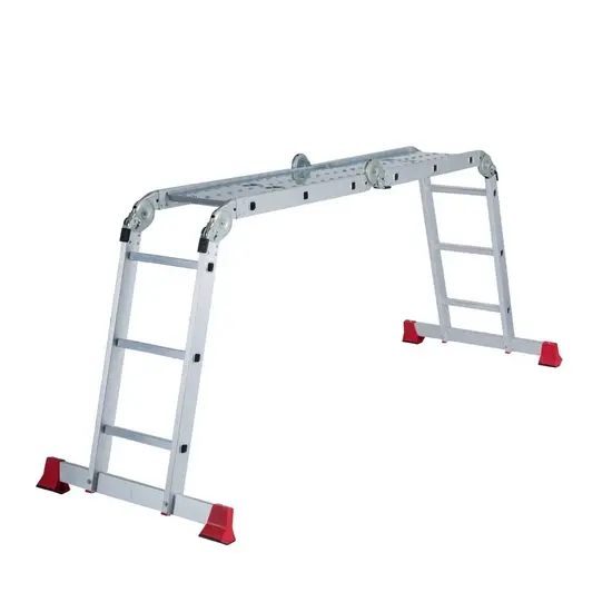 Jumbo Echelle pliante avec 2 stabilisateurs