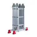 Jumbo Echelle pliante avec 2 stabilisateurs