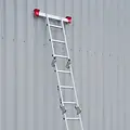 Jumbo Echelle pliante avec 2 stabilisateurs