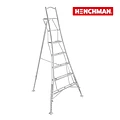Henchman Henchman tripod ladder 240 cm met platform en 3 verstelbare benen
