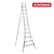 Henchman Henchman tripod ladder 360 cm with platform and 3 adjustable legs