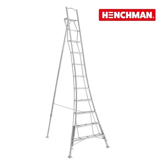 Henchman Henchman tripodladder 360 cm met platform en 3 verstelbare benen