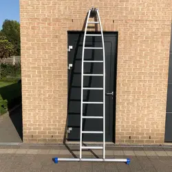 Solide window cleaner ladder 1x10 rungs