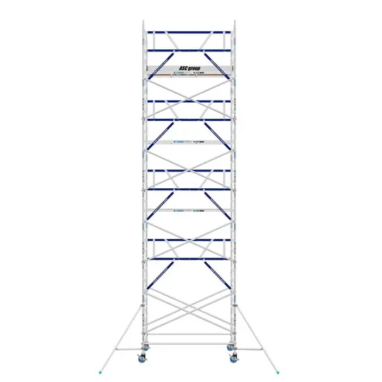 ASC ASC AGS Pro rolsteiger 135x250-10 m + steigeraanhanger