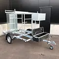 ASC ASC mobile scaffold 135 x 250 x 14 m + lockable trailer