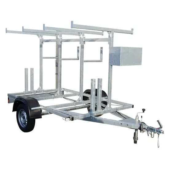 ASC Echafaudage roulant AGS Pro 135x250-14 m + remorque