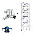 ASC ASC AGS Pro rolsteiger 135x250-10 m + steigeraanhanger