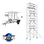 ASC Echafaudage roulant AGS Pro 135x250-10 m + remorque