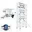 ASC Echafaudage roulant AGS Pro 135x250-8 m + remorque