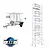 ASC Mobile scaffold AGS Pro 135x250x14 m + trailer