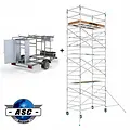 ASC ASC mobile scaffold 135 x 250 x 8 m + lockable trailer