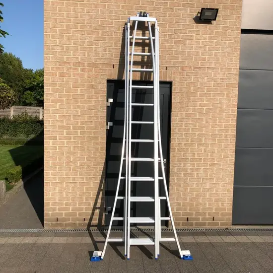 Solide Solide échelle de laveur de vitre 3x12 échelons