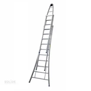 Solide glazenwassersladder 2x12 sporten