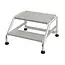 Tubesca - Comabi Tubesca Modul Industrial Platform Ladder 2 Steps | Aluminium Work Platform
