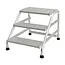 Tubesca - Comabi Tubesca Modul Industrial Platform Ladder 3 Steps | Aluminium Work Platform