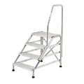Tubesca - Comabi Tubesca Modul Industrial Platform Ladder 4 Steps | Aluminium Work Platform