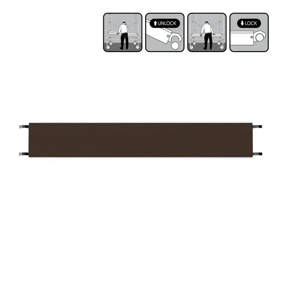 Euroscaffold EuroScaffold mobile scaffold platform 305 x 30 cm