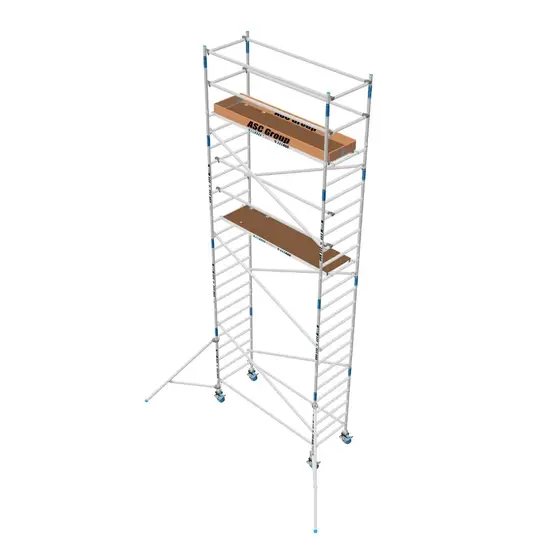 ASC ASC échafaudage roulant 90x190 hauteur travail 8,2 m