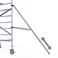 ASC ASC échafaudage roulant 90x190 hauteur travail 8,2 m