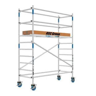 ASC mobile scaffold 90x250 working height 4.2 m