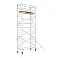 ASC Échafaudage roulant ASC 90x250 hauteur de travail 7,2 m