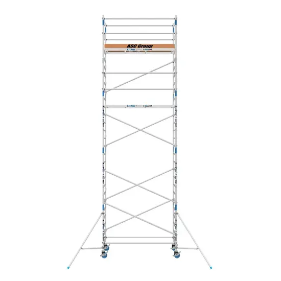 ASC Échafaudage roulant ASC 90x250 hauteur de travail 9,2 m