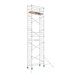 ASC ASC échafaudage roulant 90x250 hauteur travail 10,2 m