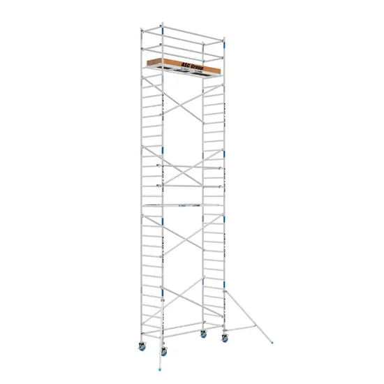 ASC ASC mobile scaffold 90x250 working height 10.2 m
