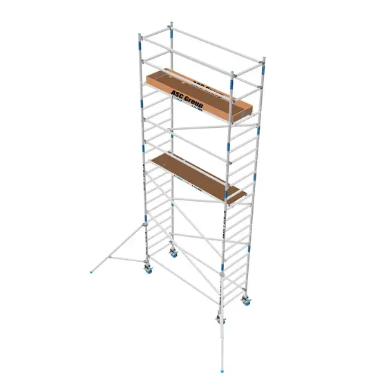 ASC ASC échafaudage roulant 90x305 hauteur travail 7,2 m