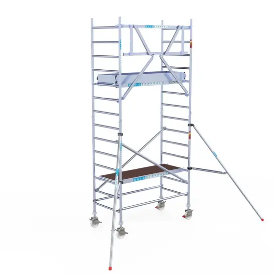 Euroscaffold EuroScaffold échafaudage roulant Original 90x190 hauteur travail 5,2 m