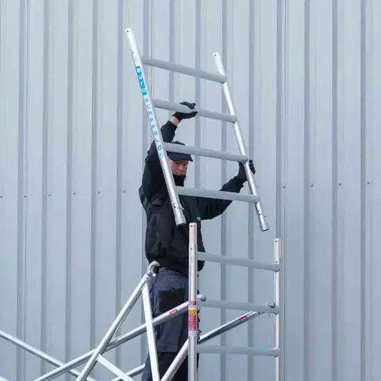 Euroscaffold EuroScaffold échafaudage roulant Original 90x250 hauteur travail 4,2 m