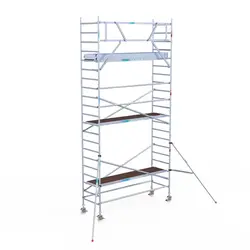 EuroScaffold échafaudage roulant Original 90x305 hauteur travail 7,2 m