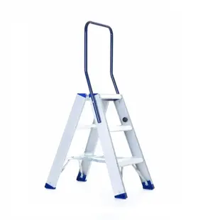 Eurostairs dubbele trapladder 2x3 treden STXD-3
