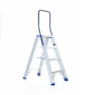 Eurostairs dubbele trapladder 2x4 treden STXD-4