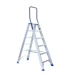 Eurostairs 6-step double-sided stepladder DT-6