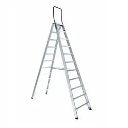 Eurostairs dubbele trapladder 2x11 treden STXD-11