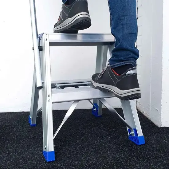 Eurostairs Eurostairs dubbele trapladder 2x2 treden STXD-2