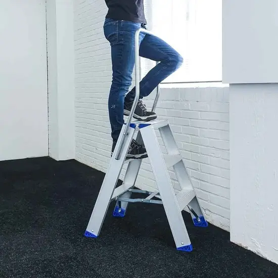 Eurostairs Escabeau double 2x3 marches Eurostairs STXD-3